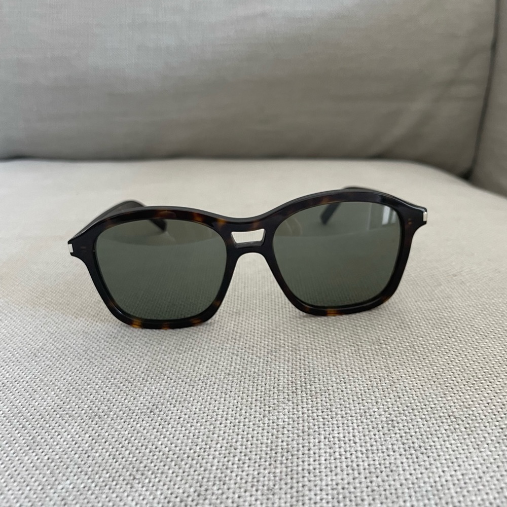 Saint Laurent Dark Tortoise Shell Sunglasses